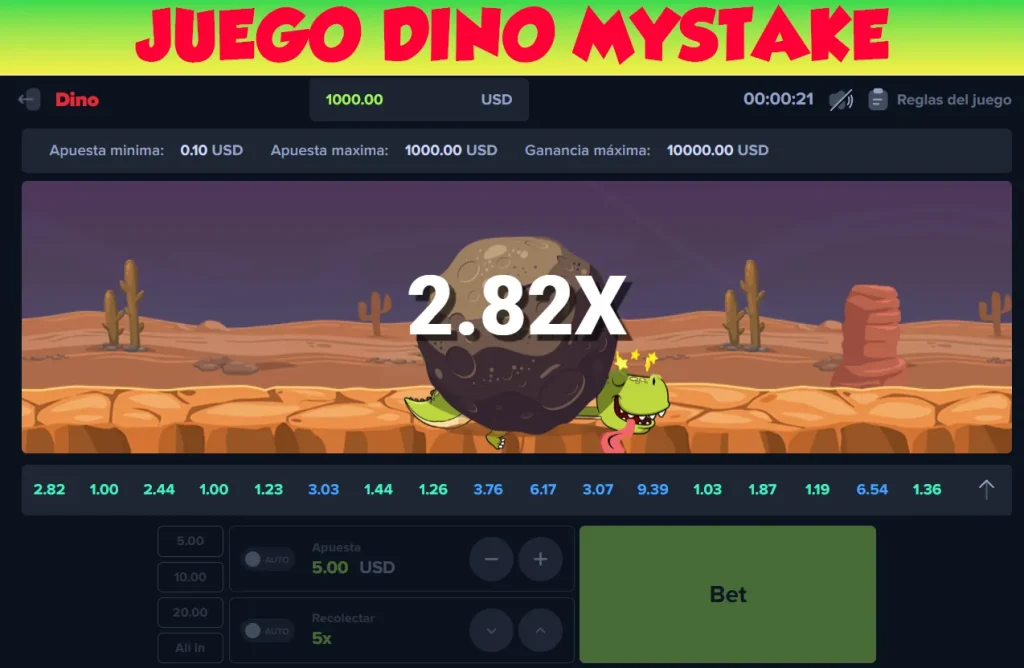 juego dino mystake
