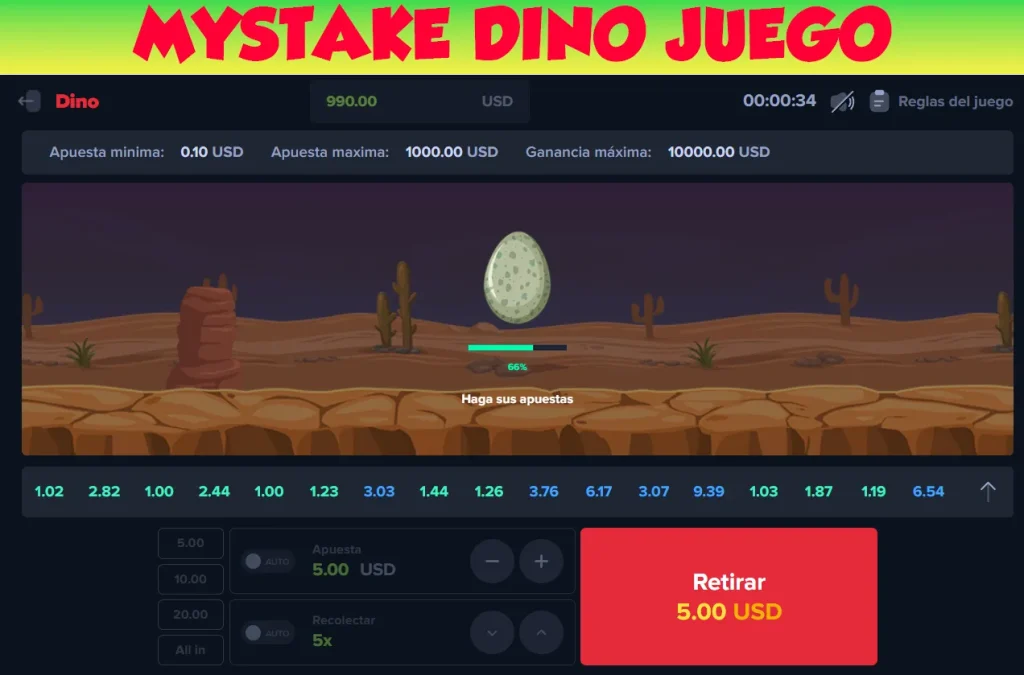 mystake dino juego